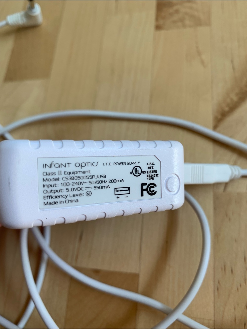 Baby Monitor - Infant Optics Charging Cable